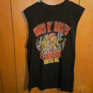 A guns n' roses use your illusion tour 1992 through 1993 sleeveless shirt